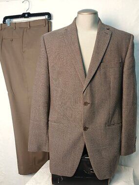 Taupe/Light Brown Coordinating Suit (Calvin Klein/Ralph Lauren)